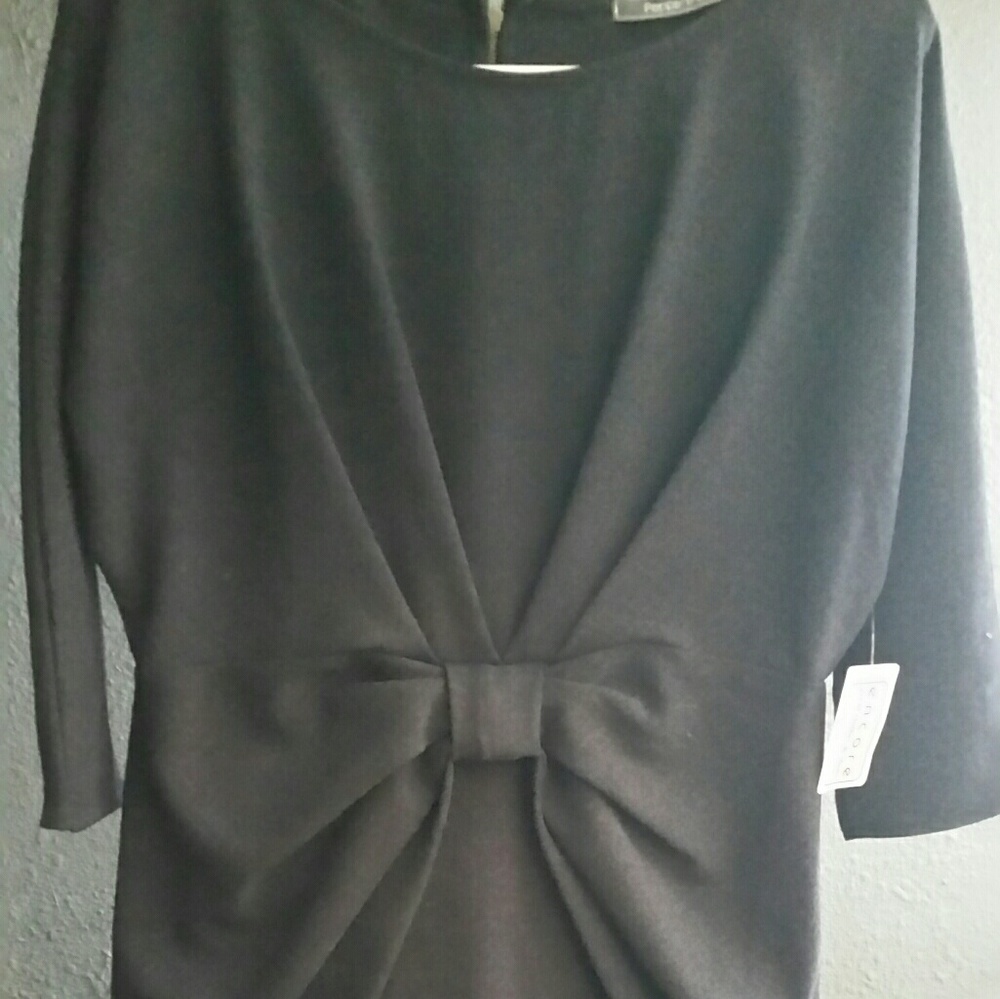 Peppermint Dress with Bow Scrunch Detail